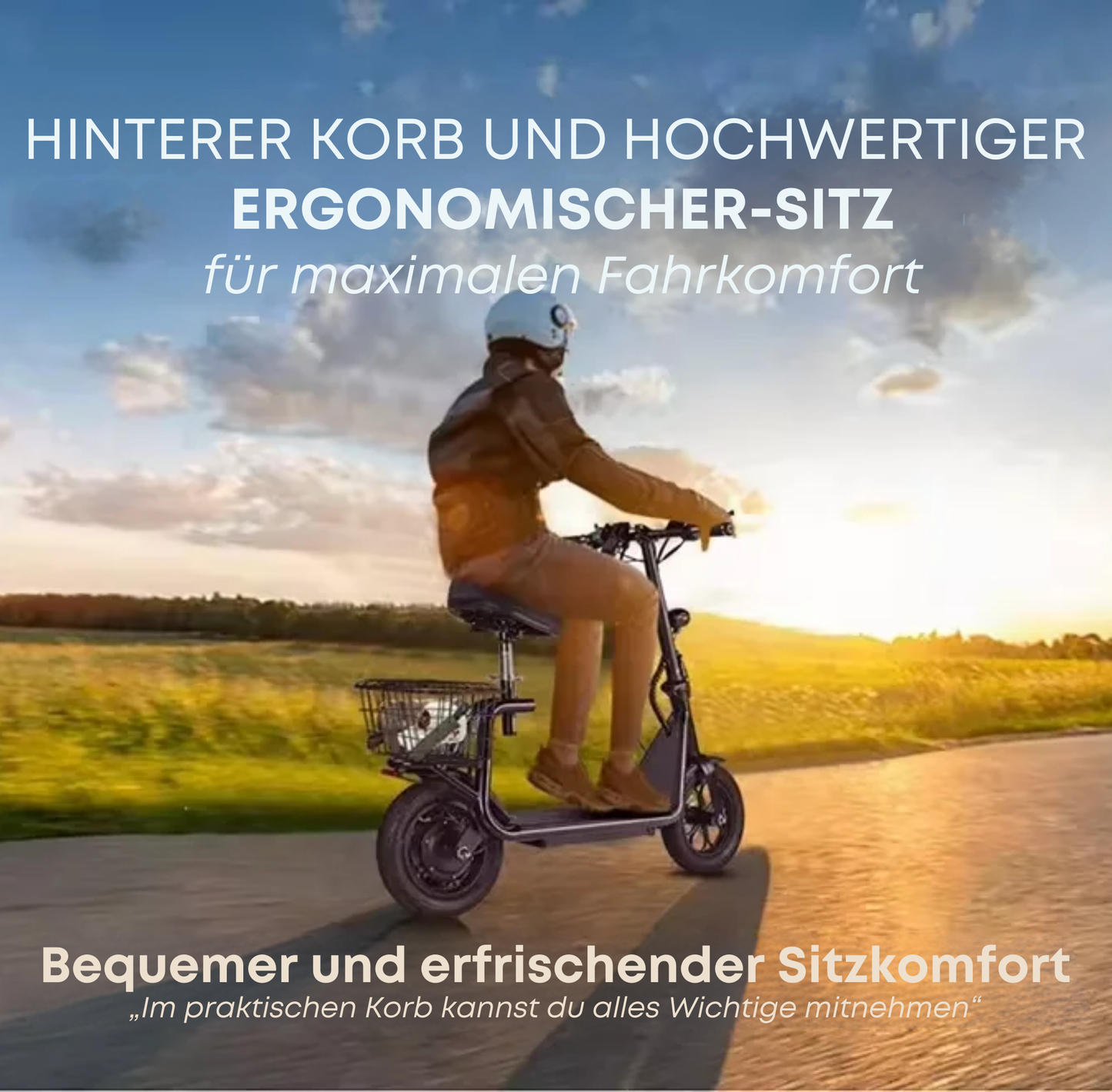 Premium Elektroroller e- Scooter mit Starker Leistung, smarte Technik und 36-monatiger Gewährleistung
