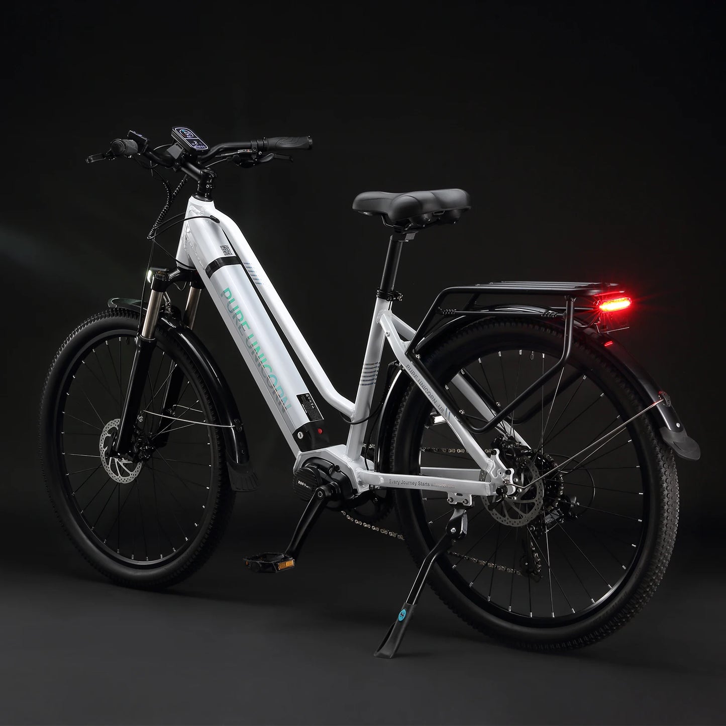 PURE UNICORN 500W Mid Drive Ebike 27,5 Zoll 35 km/h Drehmomentsensor Elektrofahrrad 48V 14Ah Samsung Batterie Rennrad für Frauen