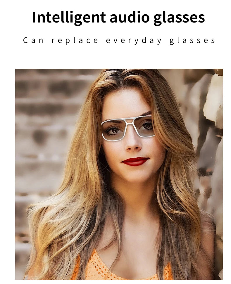 Smart Audio-Brille mit Farbwechsel & Bluetooth 5.4