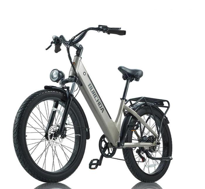 Kraftvolles Trekking Fatbike 26" Stadt & Gelände E-Mountainbike mit 36-monatiger Gewährleistung