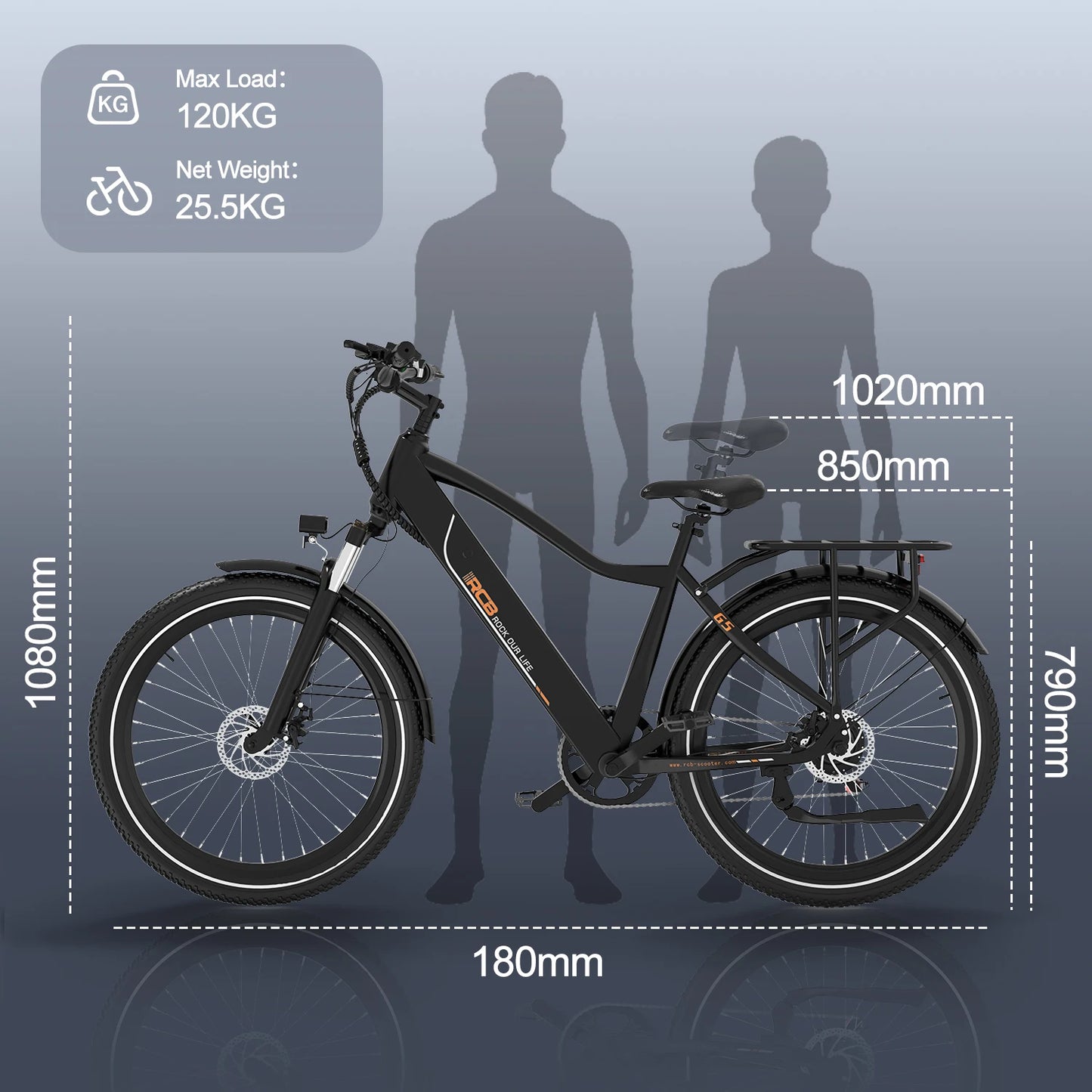 Leistungsstarkes 27,5-Zoll E-Mountainbike Trekkingrad für Alltag & Abenteuer mit 36-monatiger Gewährleistung