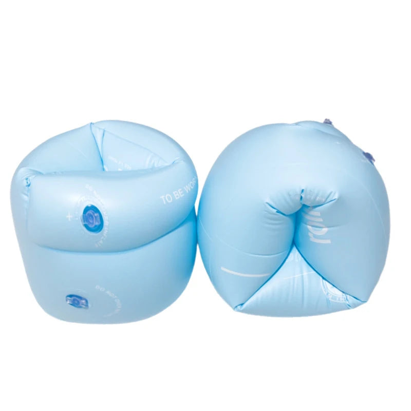 2 Stück neue aufblasbare Armbänder in Macaron-Farbe für alle Altersgruppen, Schwimmarmringe, schwimmende PVC-Ärmel, Sommer-Schwimmtraining