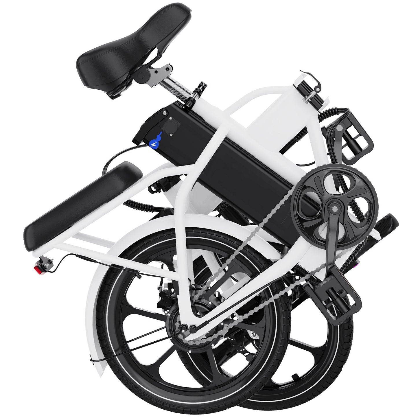 16-Zoll Faltbares E-Bike – 250W Motor | 36V 8,4Ah Akku | City Pedelec bis 25 km/h | 60 km Reichweite