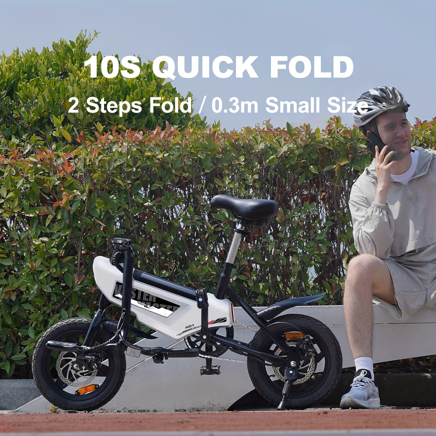 14-Zoll Faltbares Mini-E-Bike Faltbares Elektrofahrrad– Kompakt. Leicht. Leistungsstark
