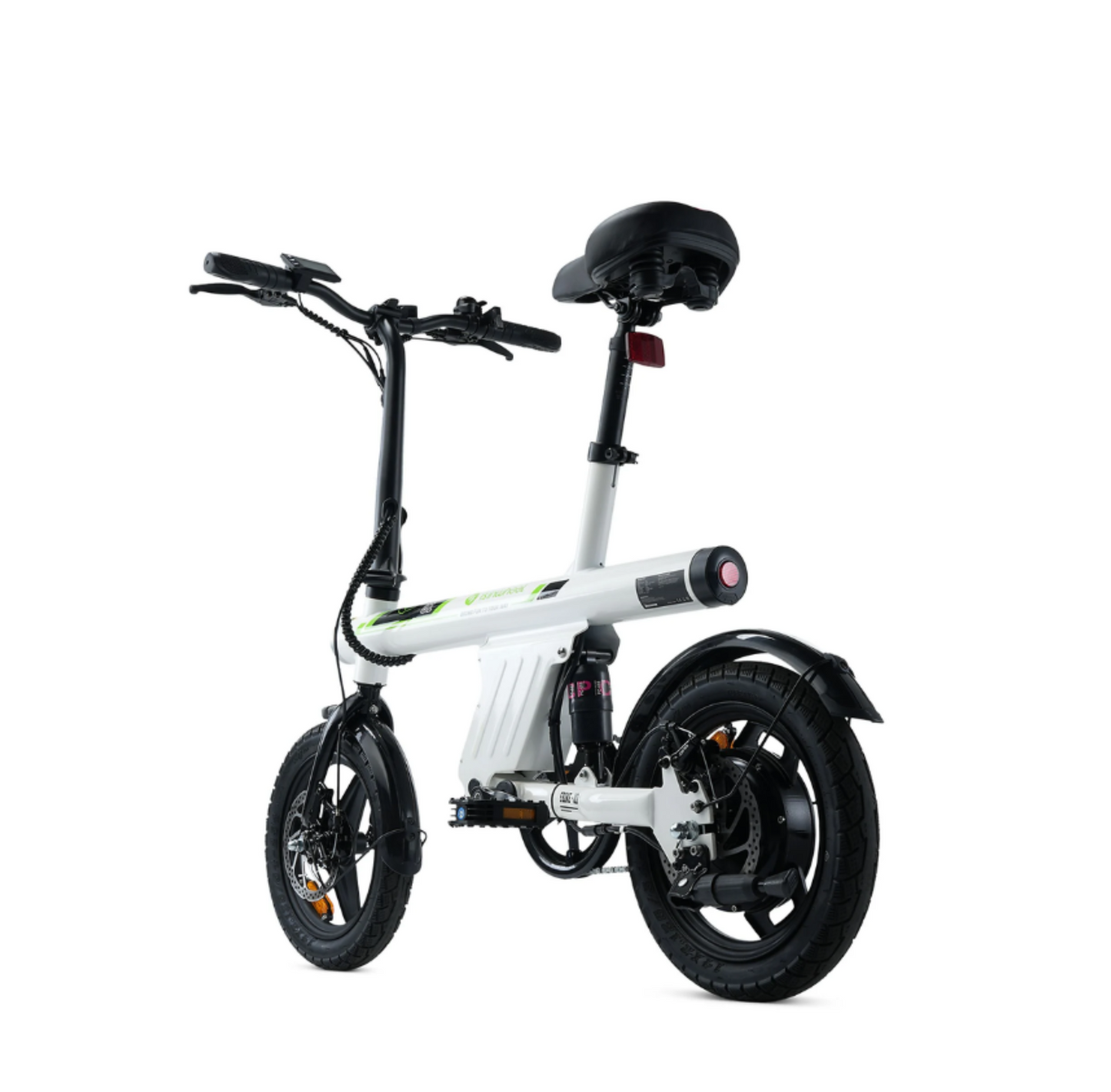 Klapprad 14-Zoll Elektrofahrrad| 250W Motor | 36V 7,8Ah Akku | Faltbares City E-Bike bis 25 km/h | Pendler-Fahrrad
