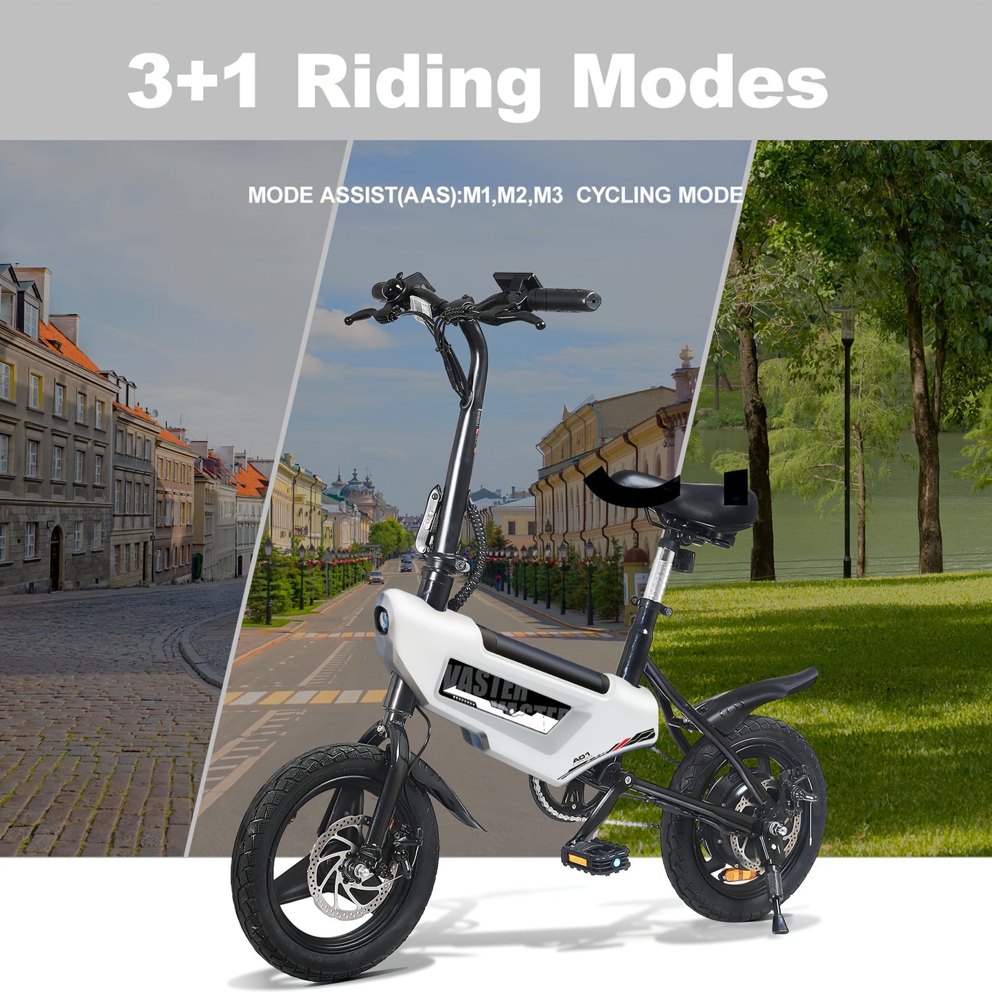 14-Zoll Faltbares Mini-E-Bike Faltbares Elektrofahrrad– Kompakt. Leicht. Leistungsstark