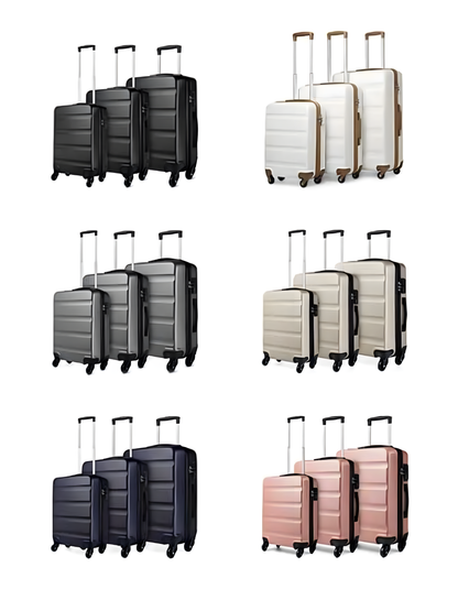 1A Reisekoffer Hartschalenkoffer Trolley ABS Material & TSA- Schloss