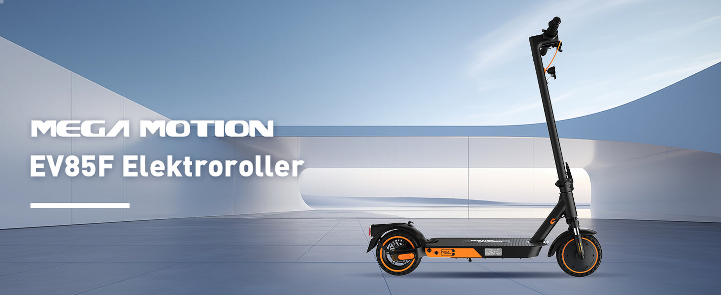 MEGA MOTION E-Scooter, 400W Motor 7,8 Ah Akku – Der perfekte Begleiter für deinen Alltag inkl. 36-monatiger Gewährleistung
