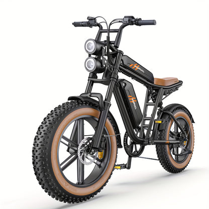 20-Zoll Fat Tire E-Bike | 250W Motor - bis zu 260 km Reichweite | 20"x4.0" Reifen | Hydraulikbremsen | Vollfederung