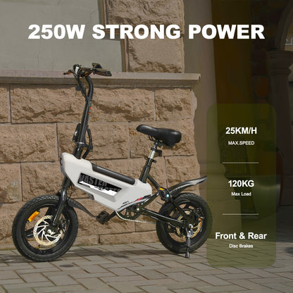 14-Zoll Faltbares Mini-E-Bike Faltbares Elektrofahrrad– Kompakt. Leicht. Leistungsstark