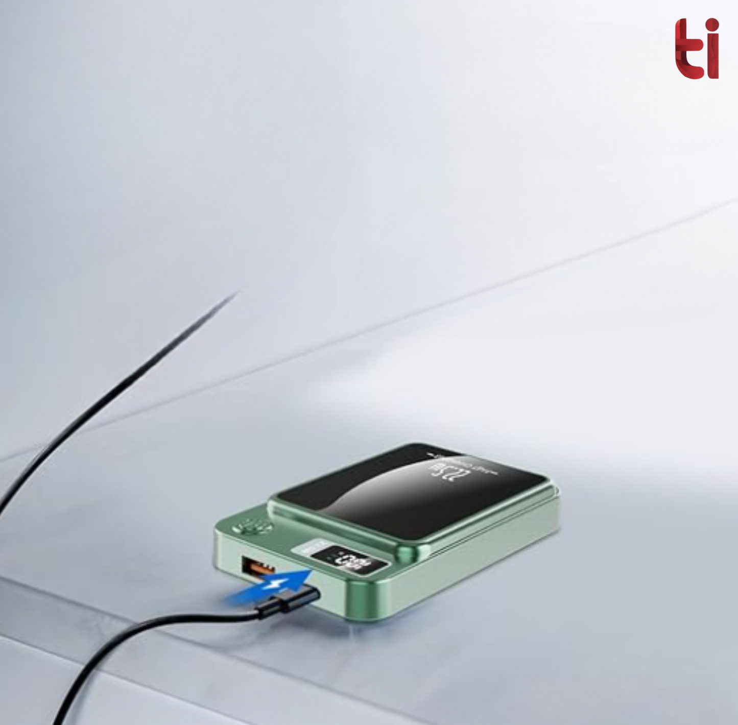100000 mAh Power Bank Drahtlose Schnelle Ladegerät MagSafe für iPhone Huawei Samsung