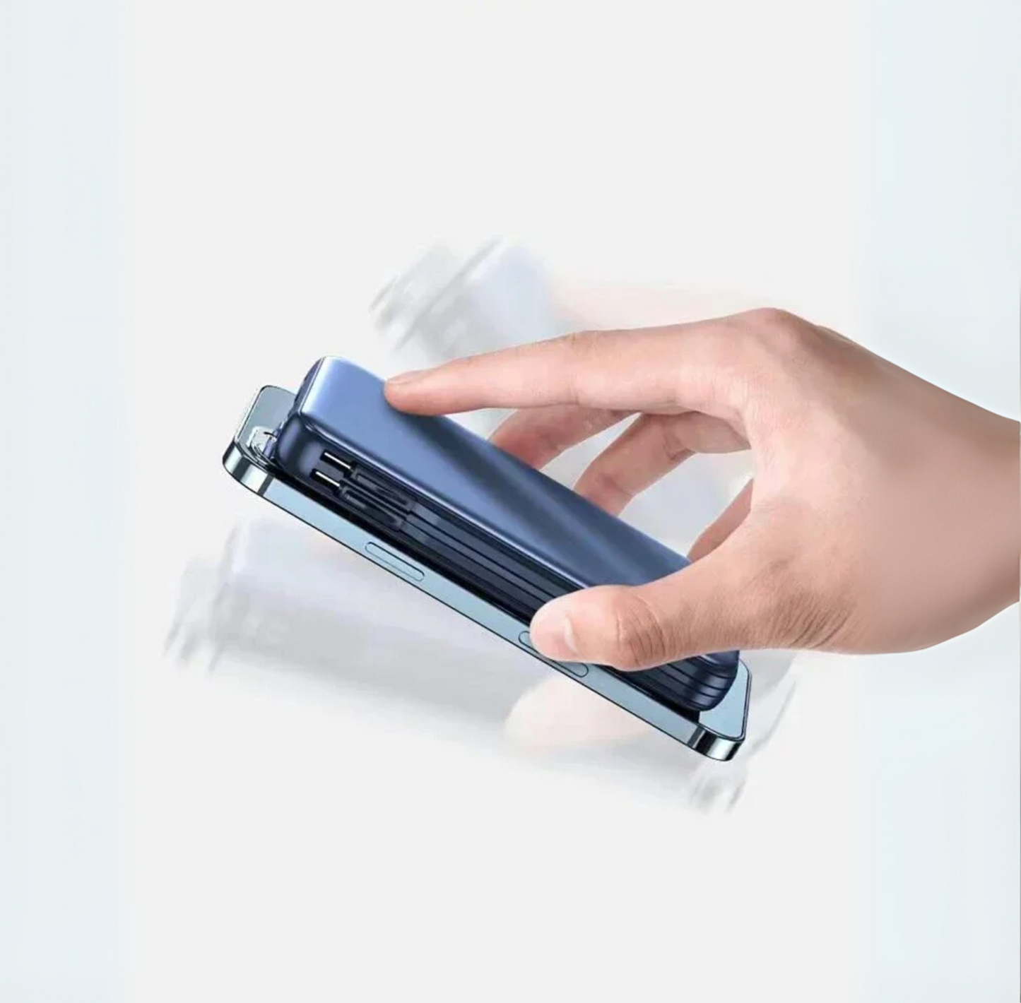 Powerbank 50000 mAh mit Magnetischer & Kabelloser Aufladung + Integrierte Kabel