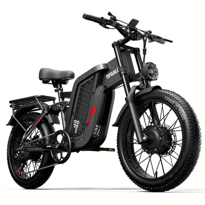Enduro E-Mountainbike 2000W Power für Erwachsene 52V 24AH 20-Zoll mit 36-monatiger Gewährleistung