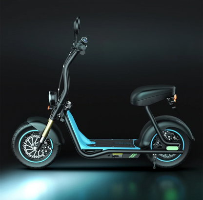 Hochleistungs-Elektromotorrad 2000W Motor, 54,6V 13Ah, 45 km/h, mit 36-monatiger Gewährleistung