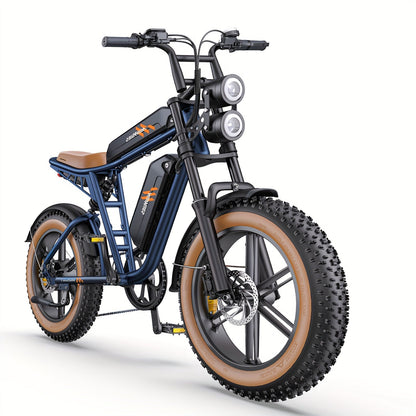 20-Zoll Fat Tire E-Bike | 250W Motor - bis zu 260 km Reichweite | 20"x4.0" Reifen | Hydraulikbremsen | Vollfederung