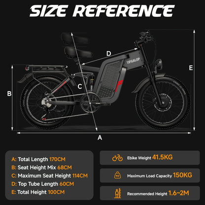 Enduro E-Mountainbike 2000W Power für Erwachsene 52V 24AH 20-Zoll mit 36-monatiger Gewährleistung