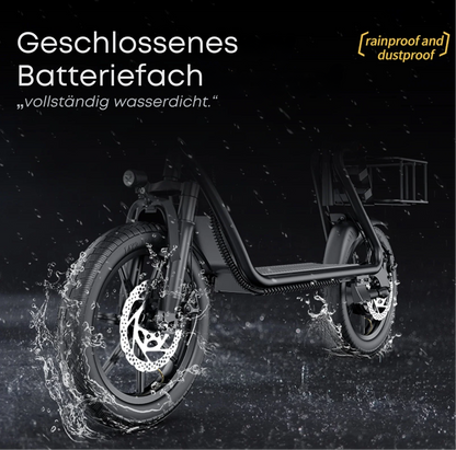 Premium Elektroroller e- Scooter mit Starker Leistung, smarte Technik und 36-monatiger Gewährleistung
