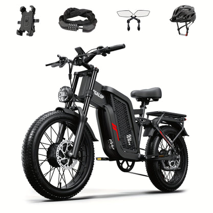 Enduro E-Mountainbike 2000W Power für Erwachsene 52V 24AH 20-Zoll mit 36-monatiger Gewährleistung