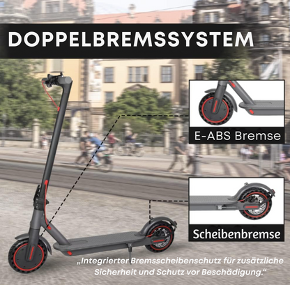 Elektroroller, e- Scooter 8,5 Zoll für Erwachsene mit APP und 36-monatiger Gewährleistung