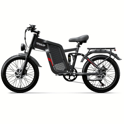 Enduro E-Mountainbike 2000W Power für Erwachsene 52V 24AH 20-Zoll mit 36-monatiger Gewährleistung