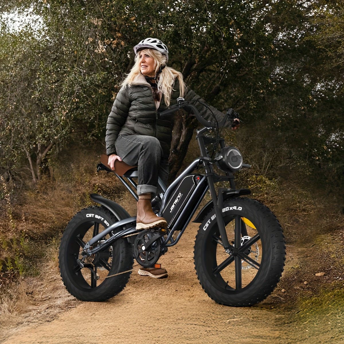 20-Zoll E-Fatbike mit kraftvollem 250W Motor, 48V Akku & dicken 4"-Reifen und mit 36-monatiger Gewährleistung