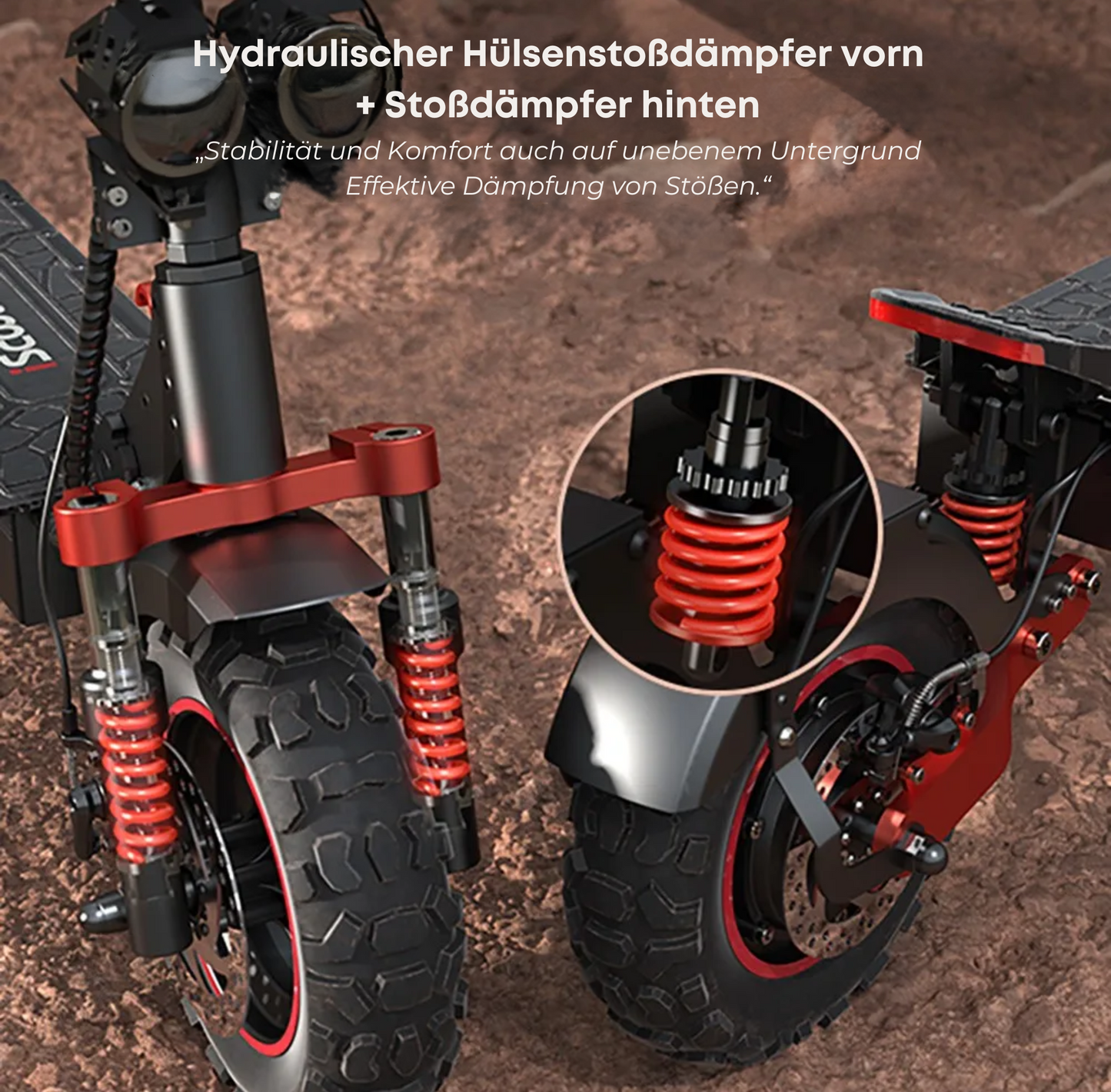 11-Zoll Hochmoderner iScooter Elektroroller, e- Scooter 45 km/h, 65km Reichweite, mit 36-monatiger Gewährleistung