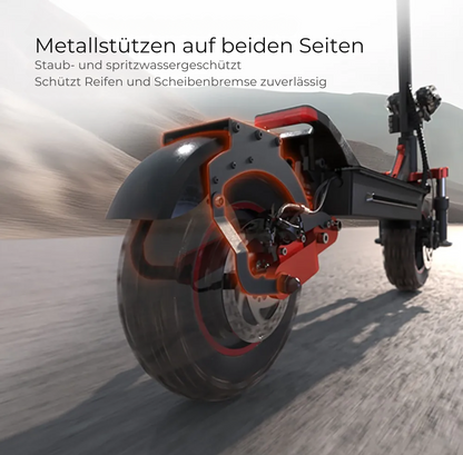 11-Zoll Hochmoderner iScooter Elektroroller, e- Scooter 45 km/h, 65km Reichweite, mit 36-monatiger Gewährleistung