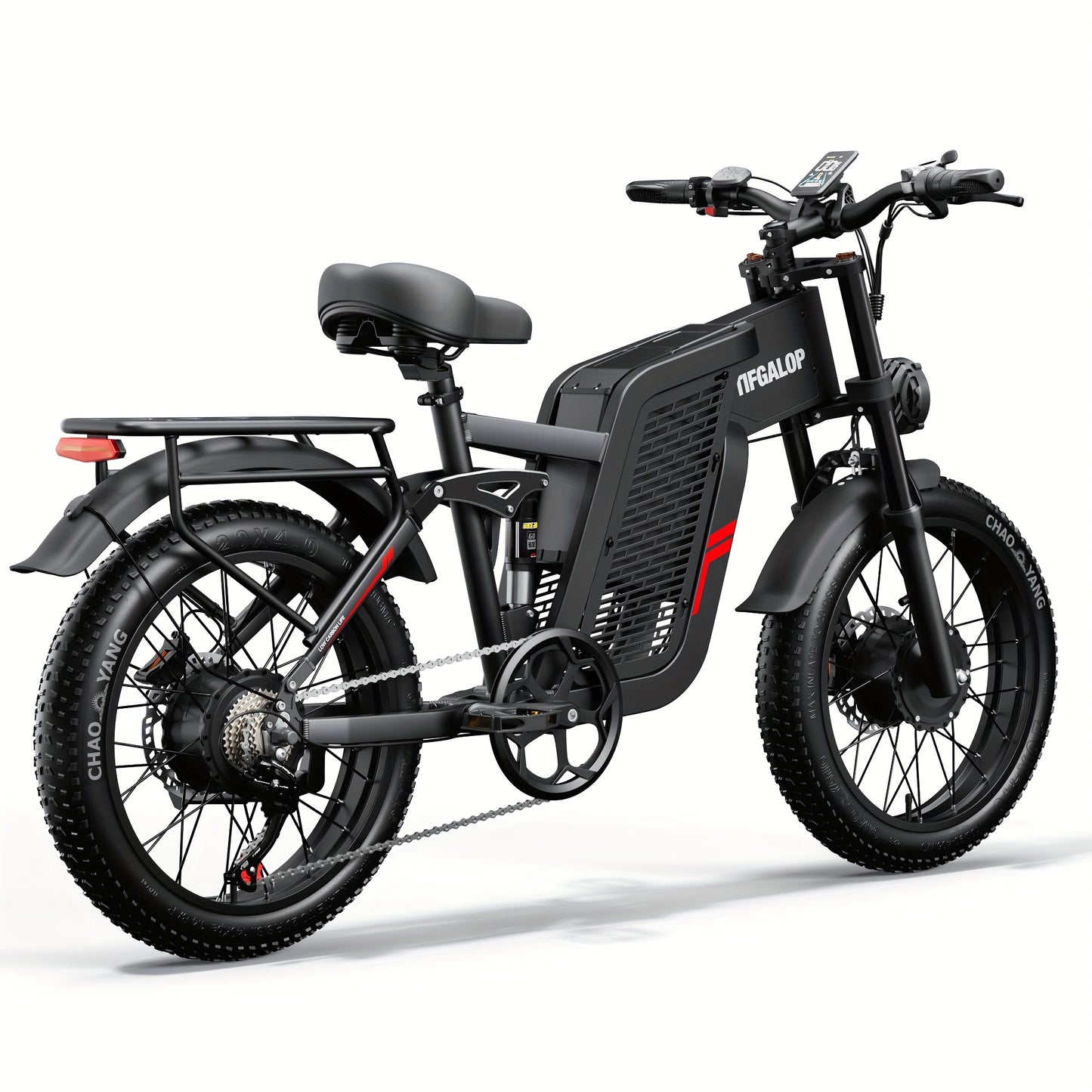 Enduro E-Mountainbike 2000W Power für Erwachsene 52V 24AH 20-Zoll mit 36-monatiger Gewährleistung