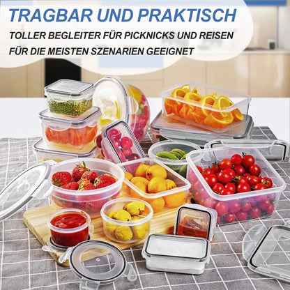 14/26er Vorratsdosen Set BPA-frei Luftdicht Frischhaltedosen mit Deckel Küche