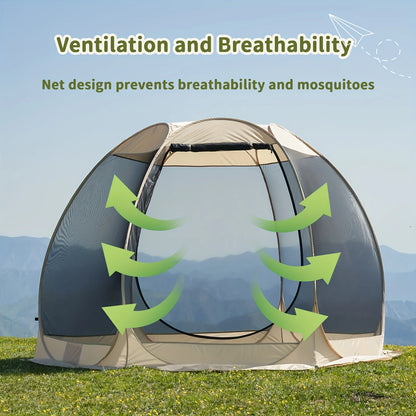 Pop Up Netzzelt 305x220cm Moskitonetz Pavillon Camping Garten Sonnenschutz