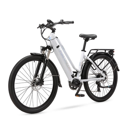 PURE UNICORN 500W Mid Drive Ebike 27,5 Zoll 35 km/h Drehmomentsensor Elektrofahrrad 48V 14Ah Samsung Batterie Rennrad für Frauen