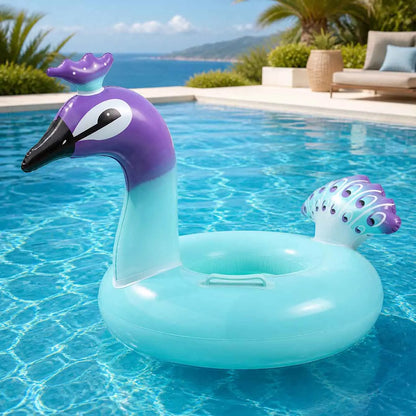 1 Stück Pool-Schwimmreifen, aufblasbares Schwimmfloß mit Griff, Wasserspielzeug für Strand und Party