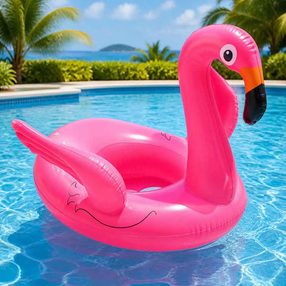 1 Stück Pool-Schwimmreifen, aufblasbares Schwimmfloß mit Griff, Wasserspielzeug für Strand und Party