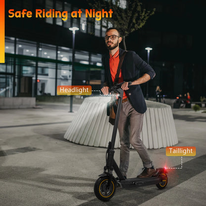 Elektro-Roller mit 1000 W - bis zu 35 km/h| 42 V / 14,5 Ah Akku, 10-Zoll Luftreifen