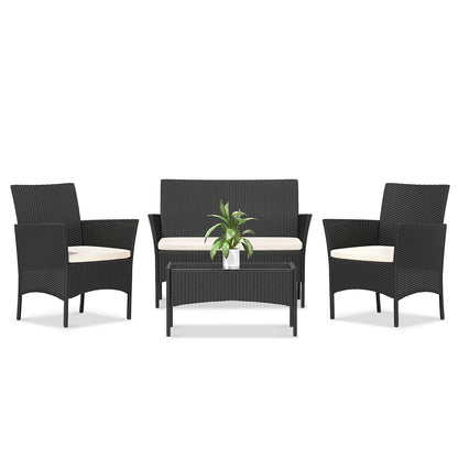 Gartenmöbel-Set 4-teilig - Modernes Outdoor Design für Garten, Terrasse & Balkon