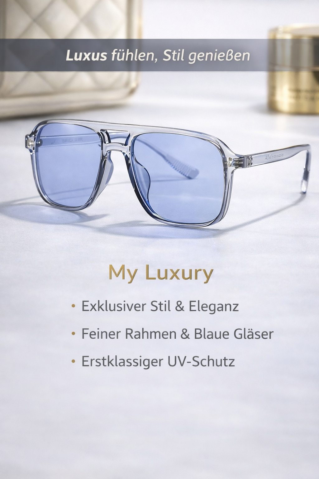 Retro Sonnenbrille für Damen & Herren | Doppel-Brücke Design, UV400 Schutz, Vintage Gradient Shades