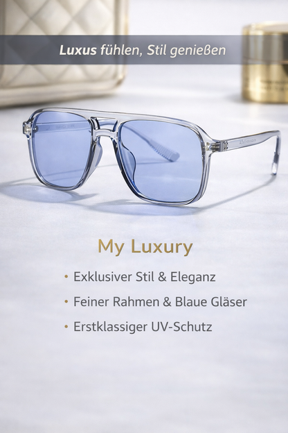 Retro Sonnenbrille für Damen & Herren | Doppel-Brücke Design, UV400 Schutz, Vintage Gradient Shades