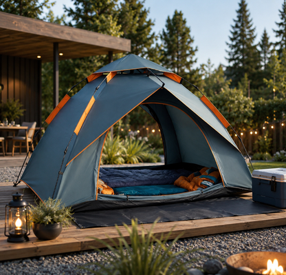 Pop Up Campingzelt 1-2 Personen Automatikzelt wasserdicht Trekkingzelt Outdoor