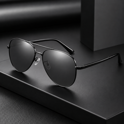 Photochrome Pilot Sonnenbrille MONTEGO Polarisiert UV400 Herren Damen TAC