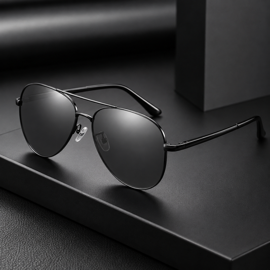 Photochrome Pilot Sonnenbrille MONTEGO Polarisiert UV400 Herren Damen TAC