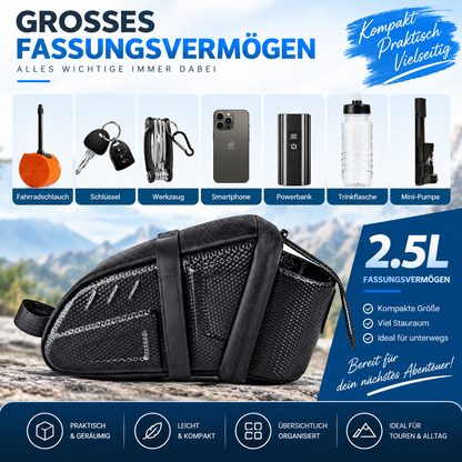 NEWBOLER Fahrradtasche Satteltasche 2,5L Wasserdicht MTB Rennrad Werkzeugtasche