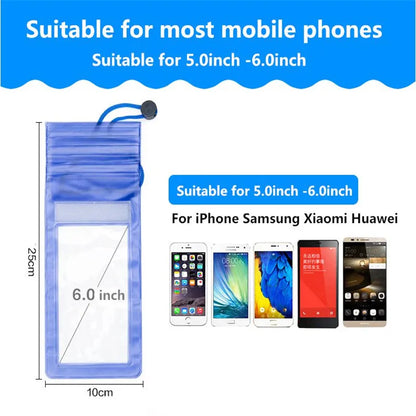 OLAF Universelle wasserdichte Hülle für iPhone X 8 7, Schutzhülle, Tasche, wasserdichtes Handyhülle für Samsung S9 Xiaomi 6 Zoll