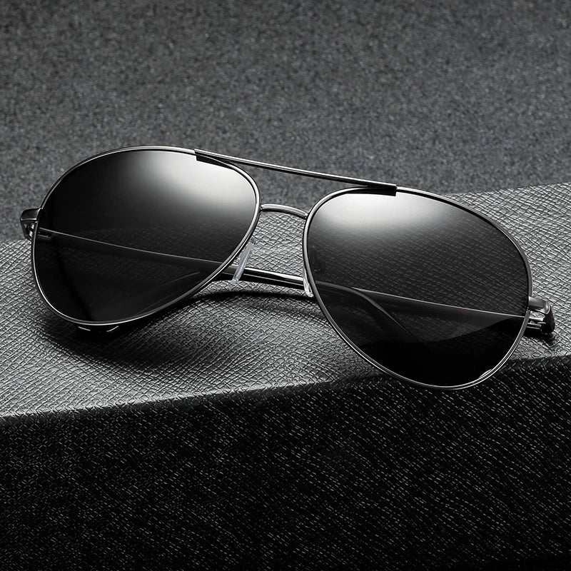 Photochrome Pilot Sonnenbrille MONTEGO Polarisiert UV400 Herren Damen TAC