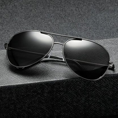 Photochrome Pilot Sonnenbrille MONTEGO Polarisiert UV400 Herren Damen TAC