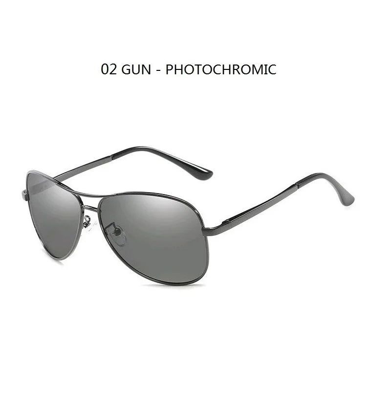 Photochrome Pilot Sonnenbrille MONTEGO Polarisiert UV400 Herren Damen TAC