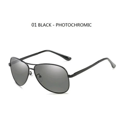 Photochrome Pilot Sonnenbrille MONTEGO Polarisiert UV400 Herren Damen TAC