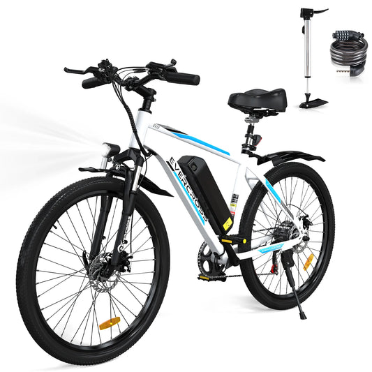 26-Zoll  Elektrofahrrad für Erwachsene 7-Gang E- Mountainbike mit 250W Motor