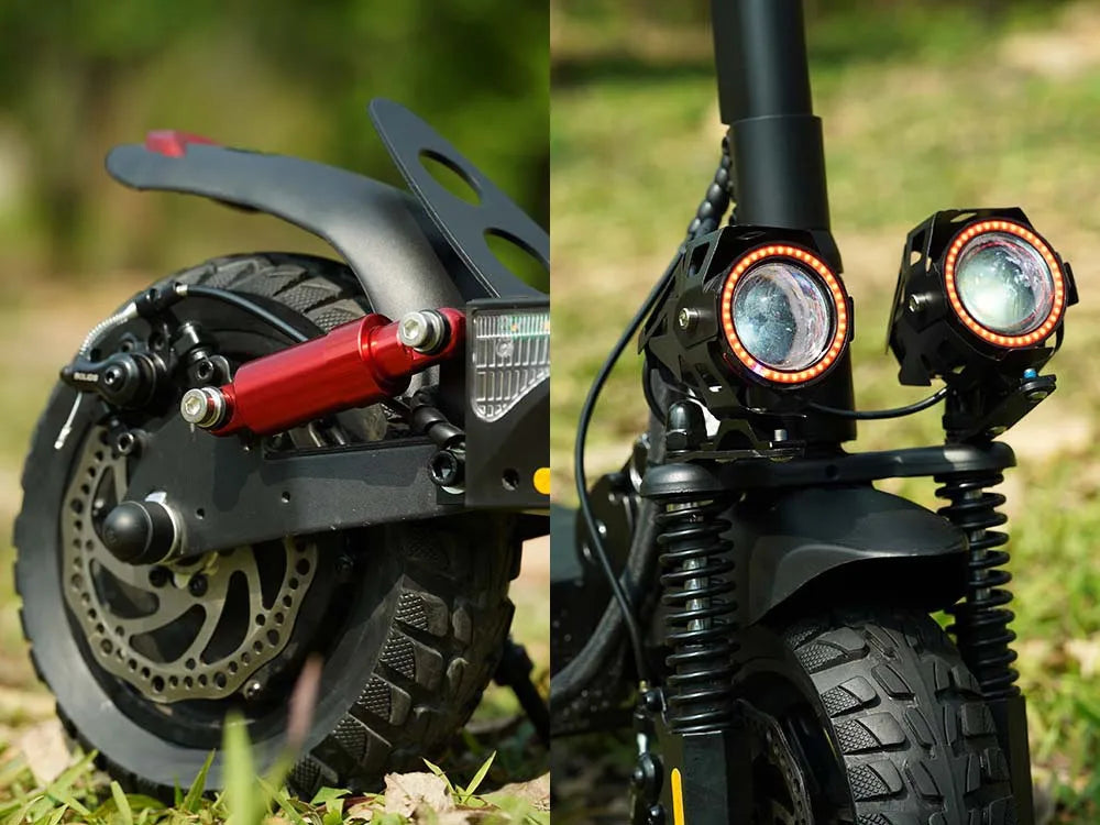 iScooter Luxus Elektroroller e- Scooter, 45 km/h, 40km Reichweite und 36-monatiger Gewährleistung