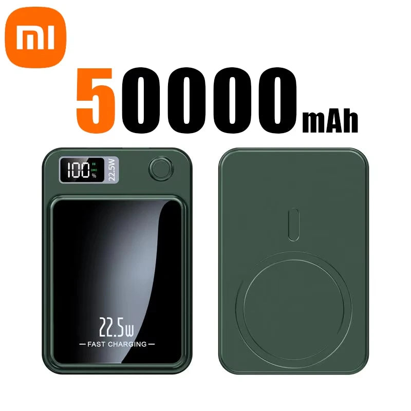 100000 mAh Power Bank Drahtlose Schnelle Ladegerät MagSafe für iPhone Huawei Samsung