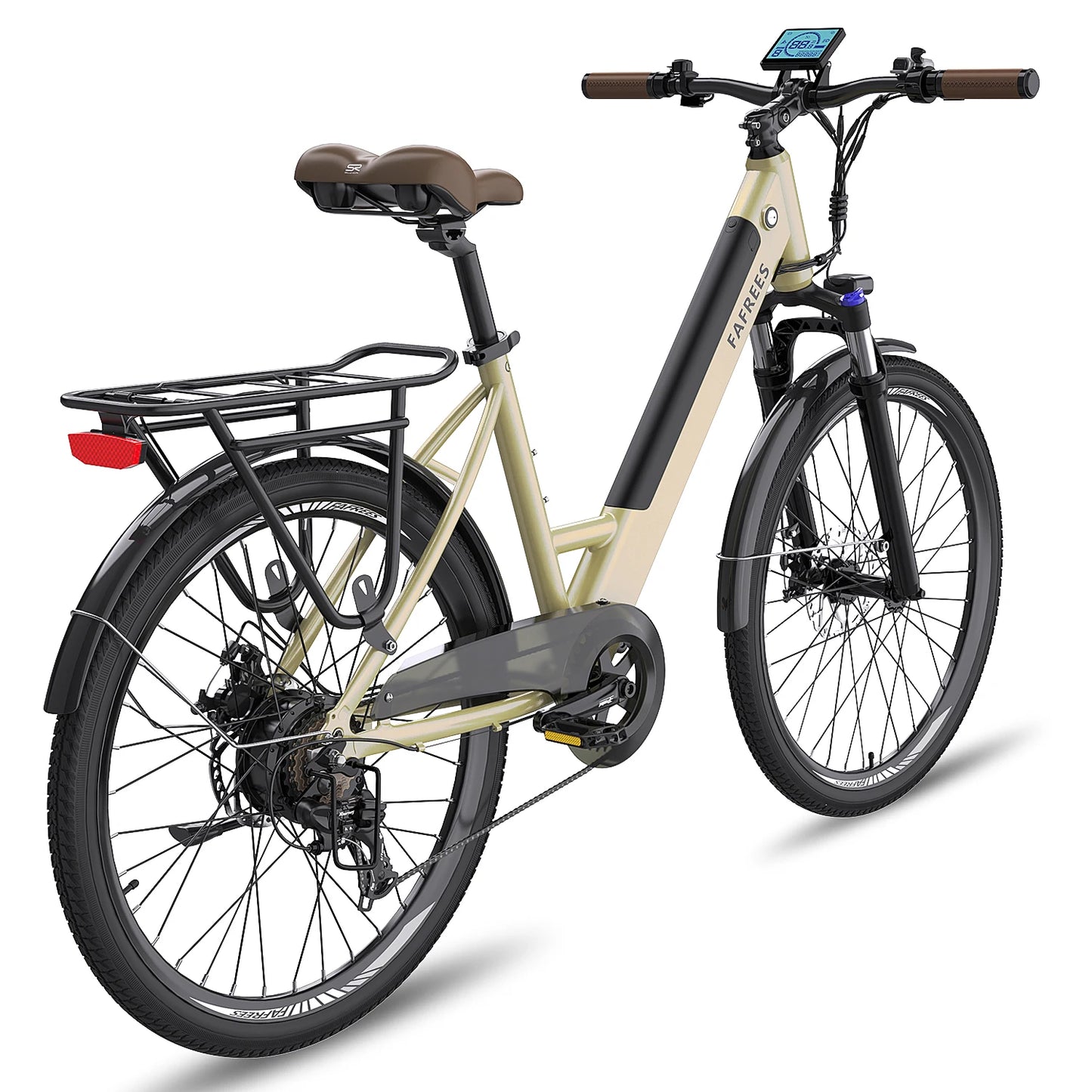 26 -Zoll City Allrounder E-Bike, 250W, 36V 14,5 Ah Akku – mit 36-monatiger Gewährleistung